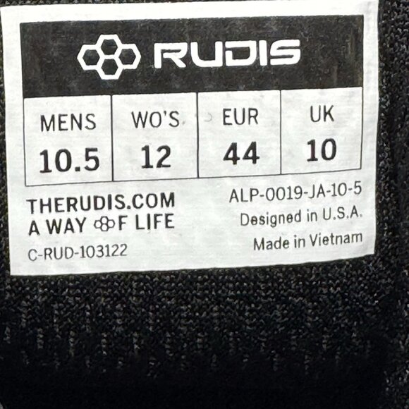 Rudis Wrestling Shoes Mens 10.5 Black Gold JB Alpha Athletic Training main image 2